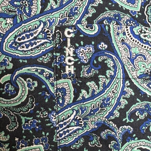CINCH Shirt Mens Small Black Paisley Modern Fit Western Button Down Cowboy Rodeo - Picture 7 of 10